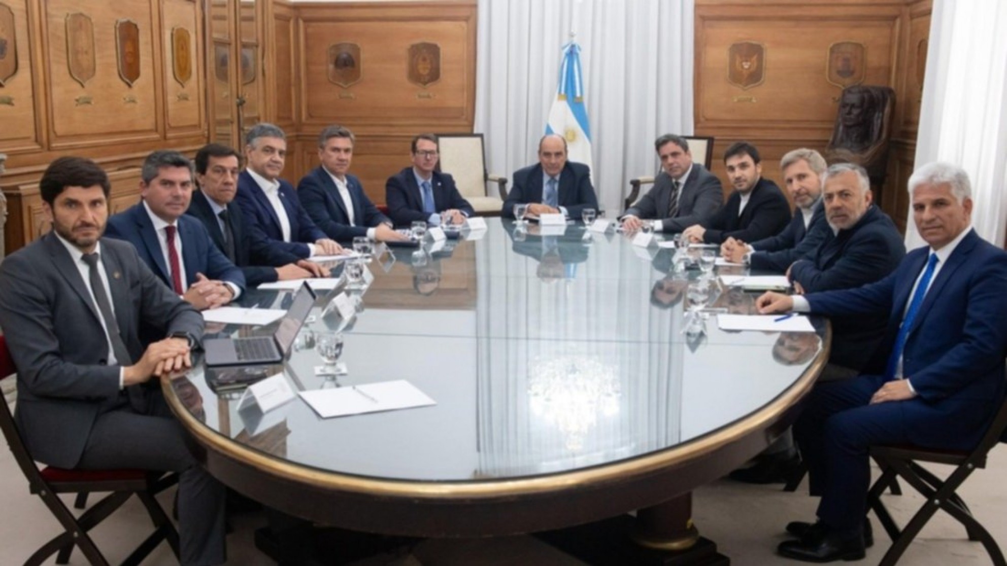Cornejo se reunió con Francos con la mirada puesta en fondos para Mendoza